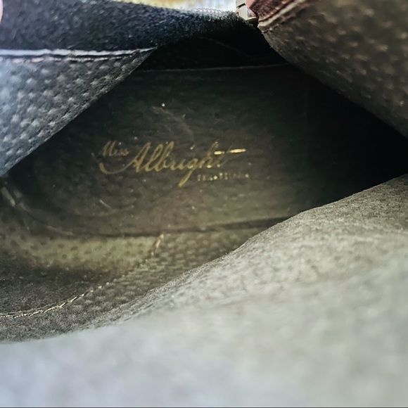 Anthro Miss Albright Leather Braided Knee Boots - Picture 11 of 11